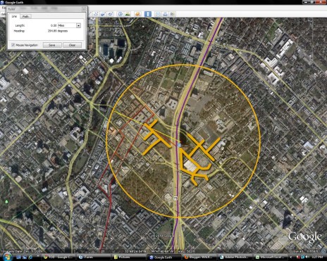 géocache radius limit