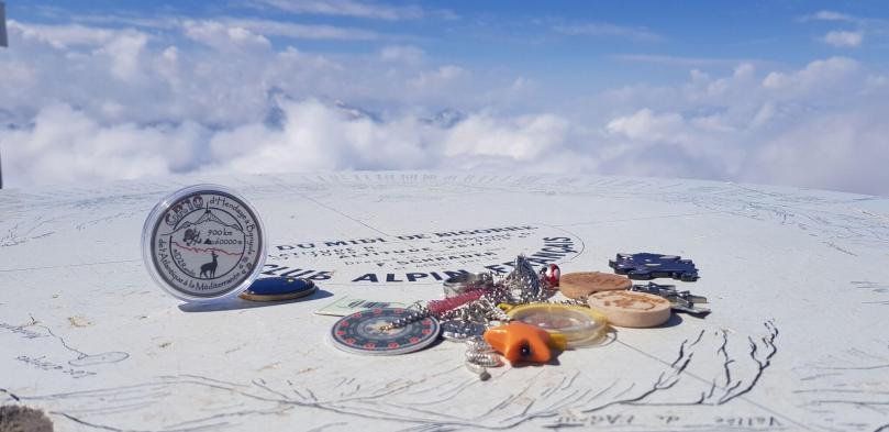 Travel bugs geocaching Pic du midi de Bigorre